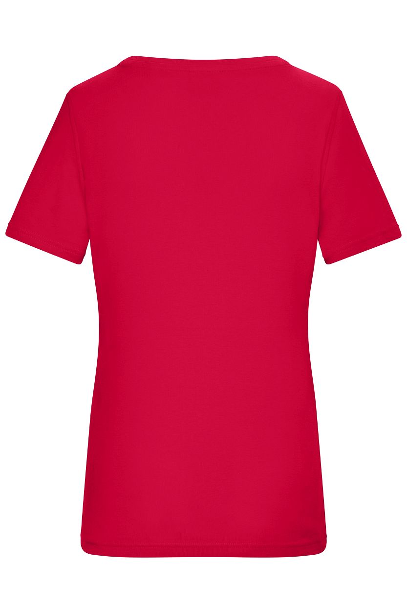 Ladies' T-Shirt 1:1 Rib OCS Standard "8039" in Red, Größe 2XL - Daiber