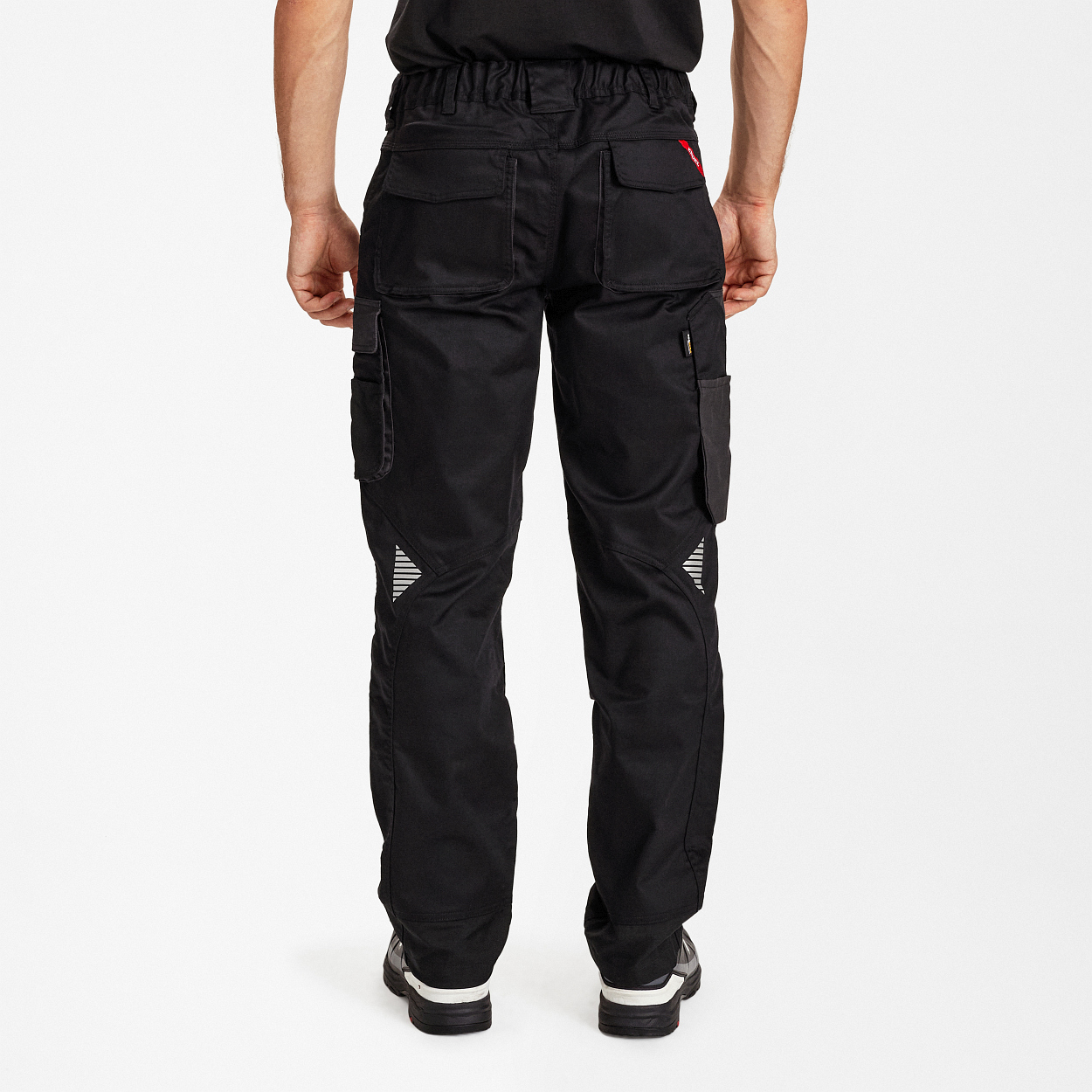 ENGEL Galaxy Arbeitshose mit Stretch in Schwarz/Anthrazit Grau, Größe 106