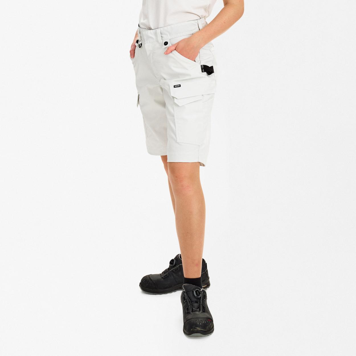 ENGEL Entire Damen Arbeitsshorts mit 2-Wege-Stretch in Bone White, Größe 48