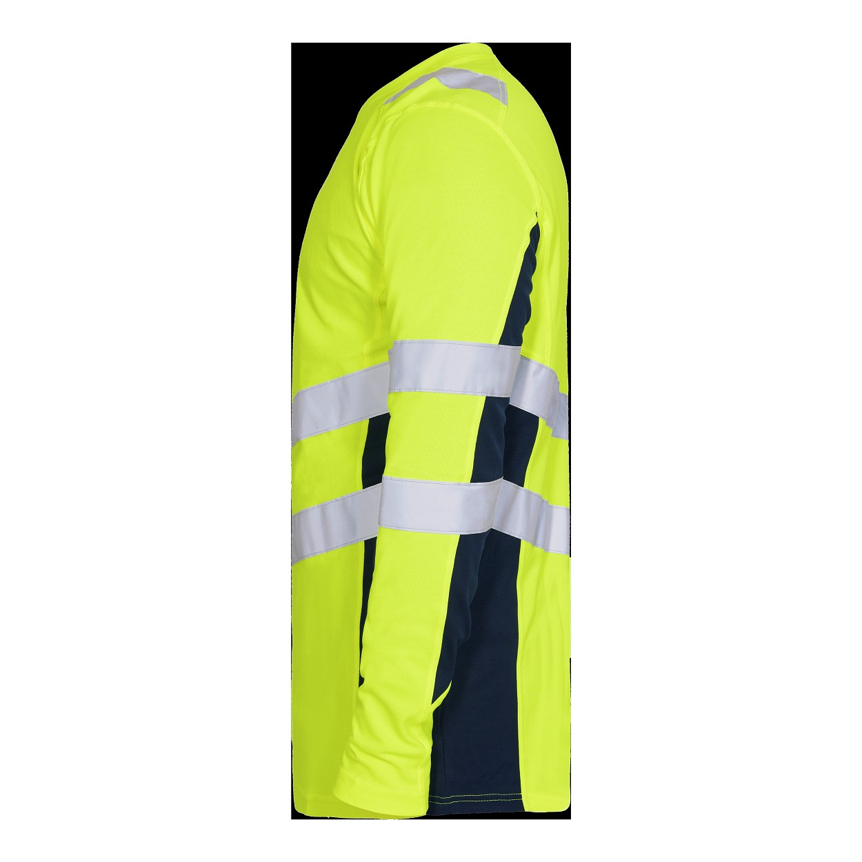 ENGEL Safety Langarm-Shirt in Gelb/Blue Ink, Größe XS