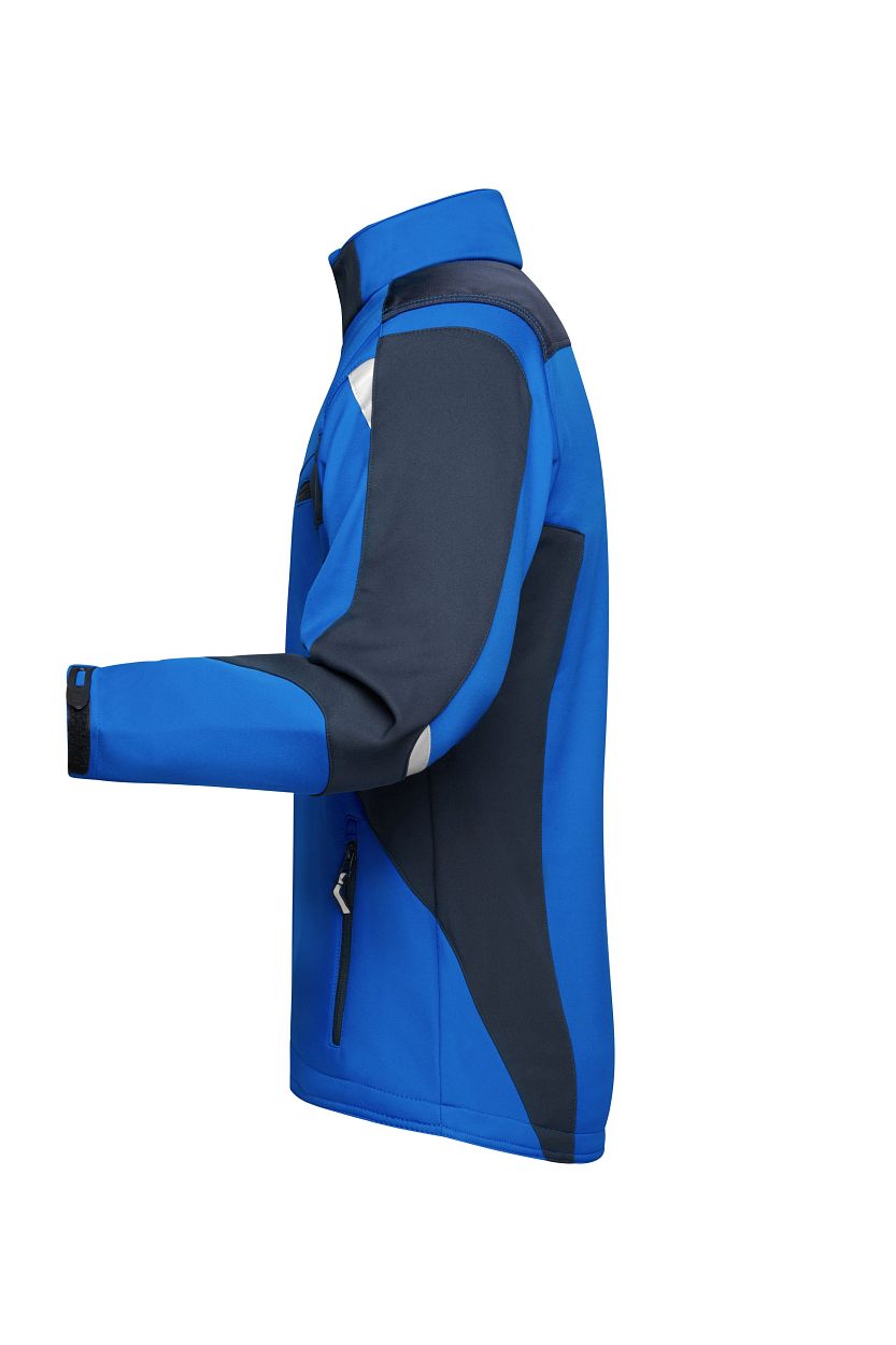 Workwear Softshell Jacket - STRONG - "JN844" in Royal/Navy, Größe 6XL - Daiber