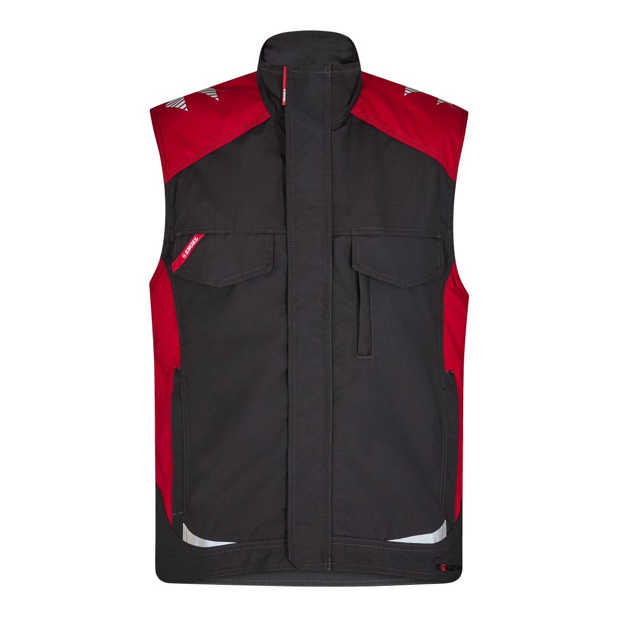 ENGEL Galaxy Serviceweste in Anthrazit Grau/Tomato Red, Größe XS