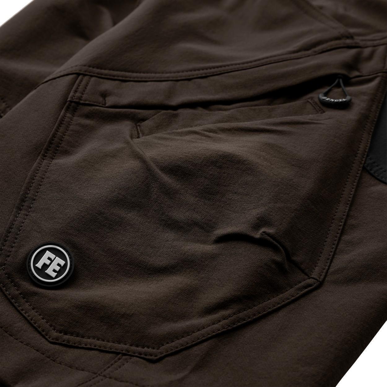 ENGEL X-treme 6366-317 Arbeitsshorts mit 4-Wege-Stretch in Mokkabraun, Größe 54