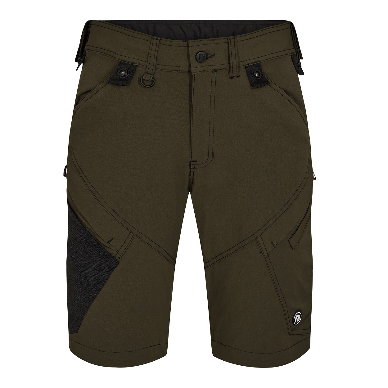 ENGEL X-treme Handwerkershorts mit 4-Wege-Stretch in Forest Green, Größe 54