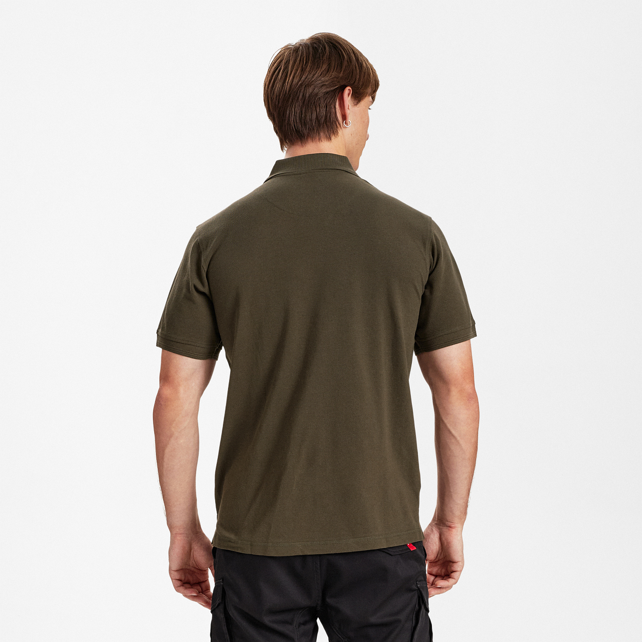 ENGEL Extend Poloshirt in Forest Green, Größe XS