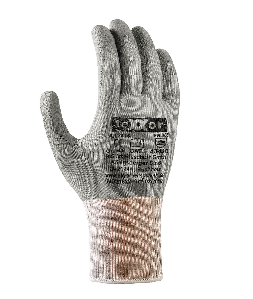 teXXor® Schnittschutz-Strickhandschuhe PU-BESCHICHTUNG