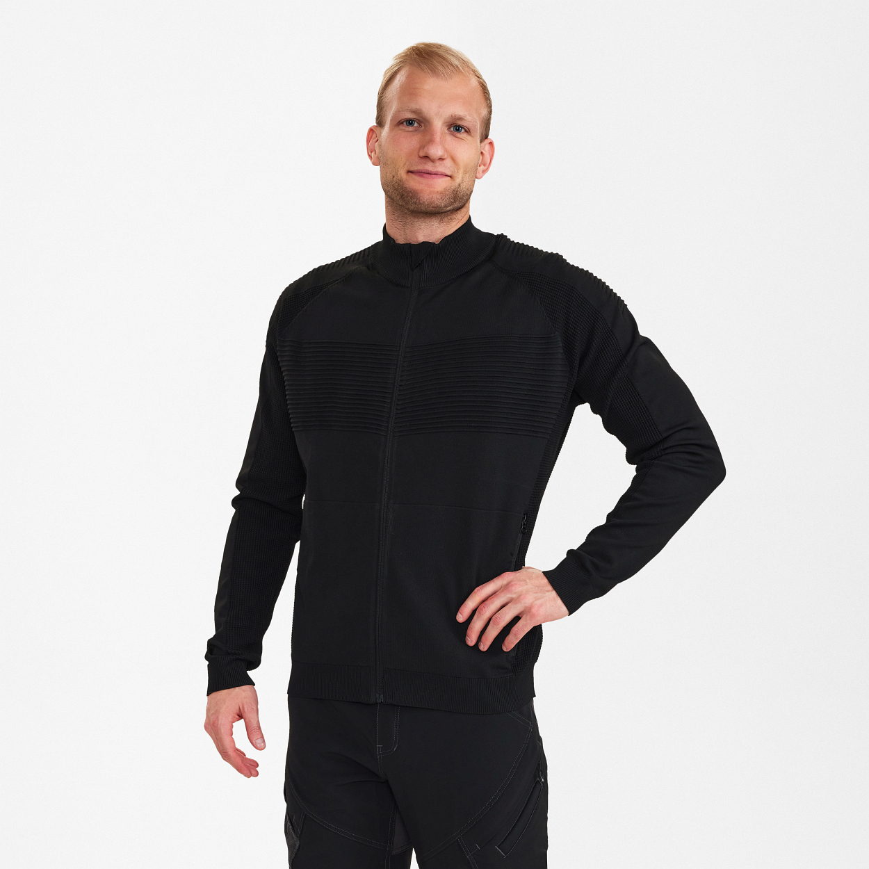 ENGEL X-treme Strickjacke in Schwarz, Größe XS