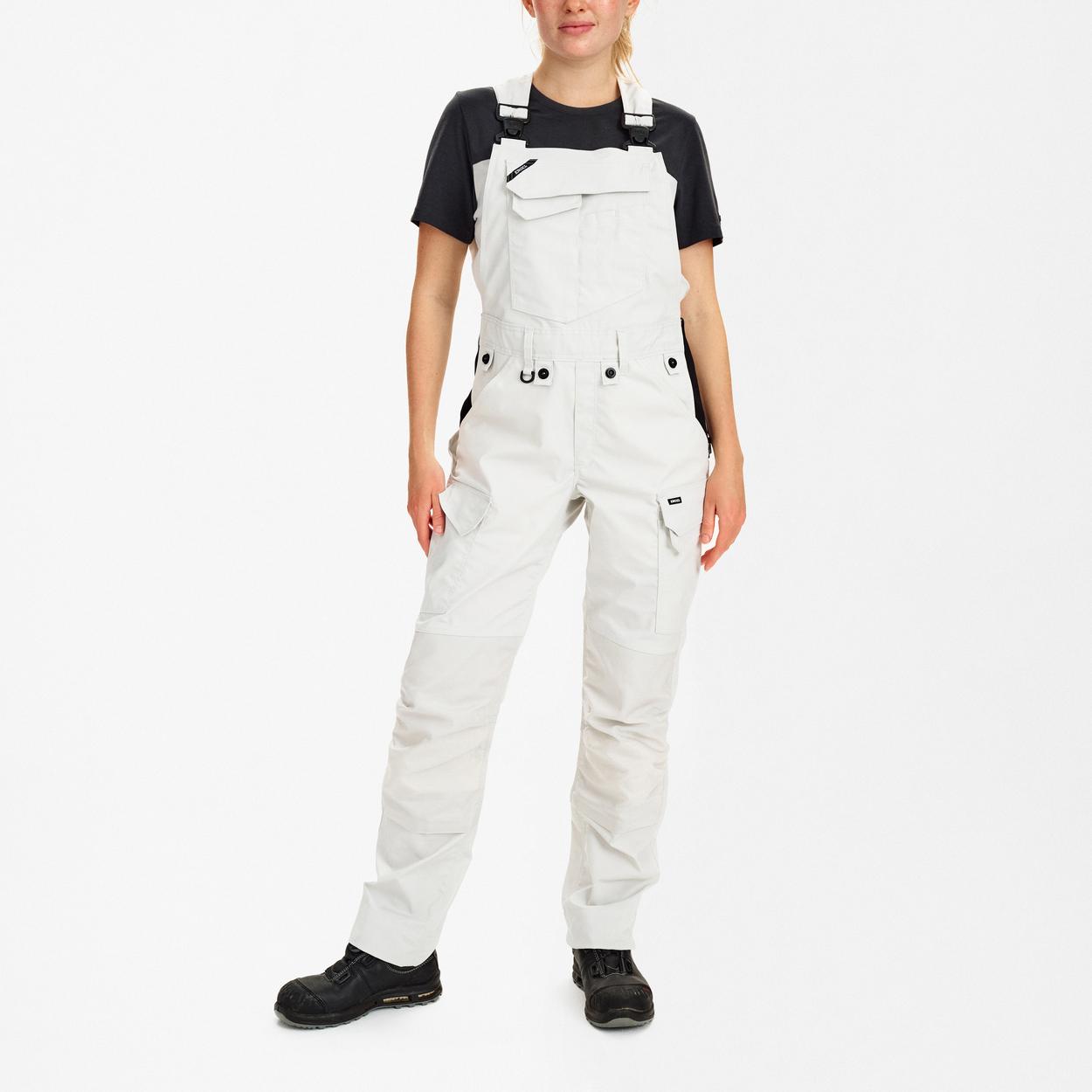 ENGEL Entire Damen Latzhose mit 2-Wege-Stretch in Bone White, Größe 48