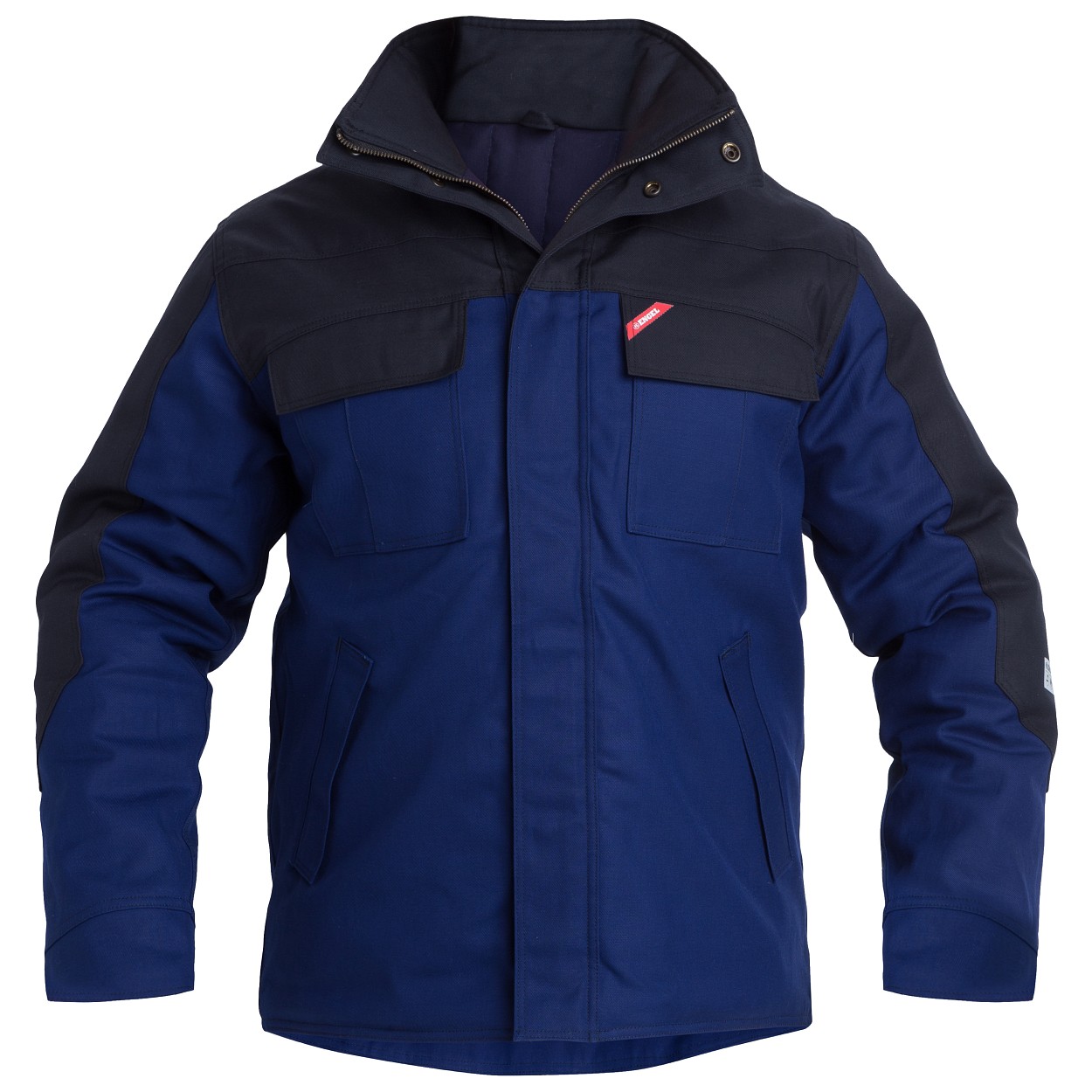 ENGEL Safety+ Multinorm Winterjacke in Marine/Schwarz, Größe XS