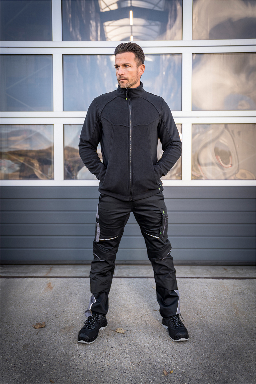 Polar-Fleecejacke Unisex CAFLJ, Gr. 2XL von Leibwächter