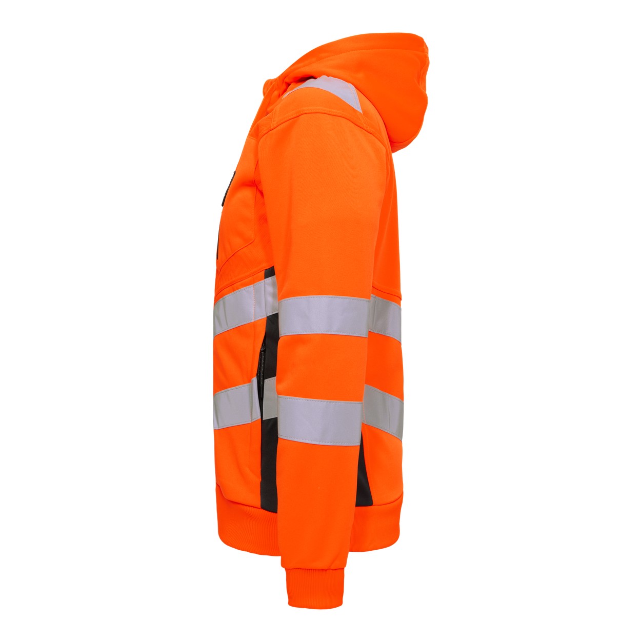 ENGEL Safety Damen Sweatcardigan in Orange/Anthrazit Grau, Größe XS