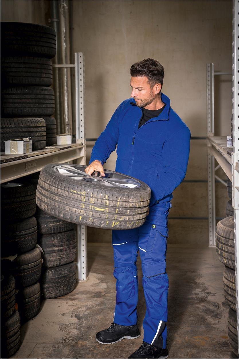 Bundhose Flex Line in Kornblau-Schwarz, Gr. 98 von Leibwächter