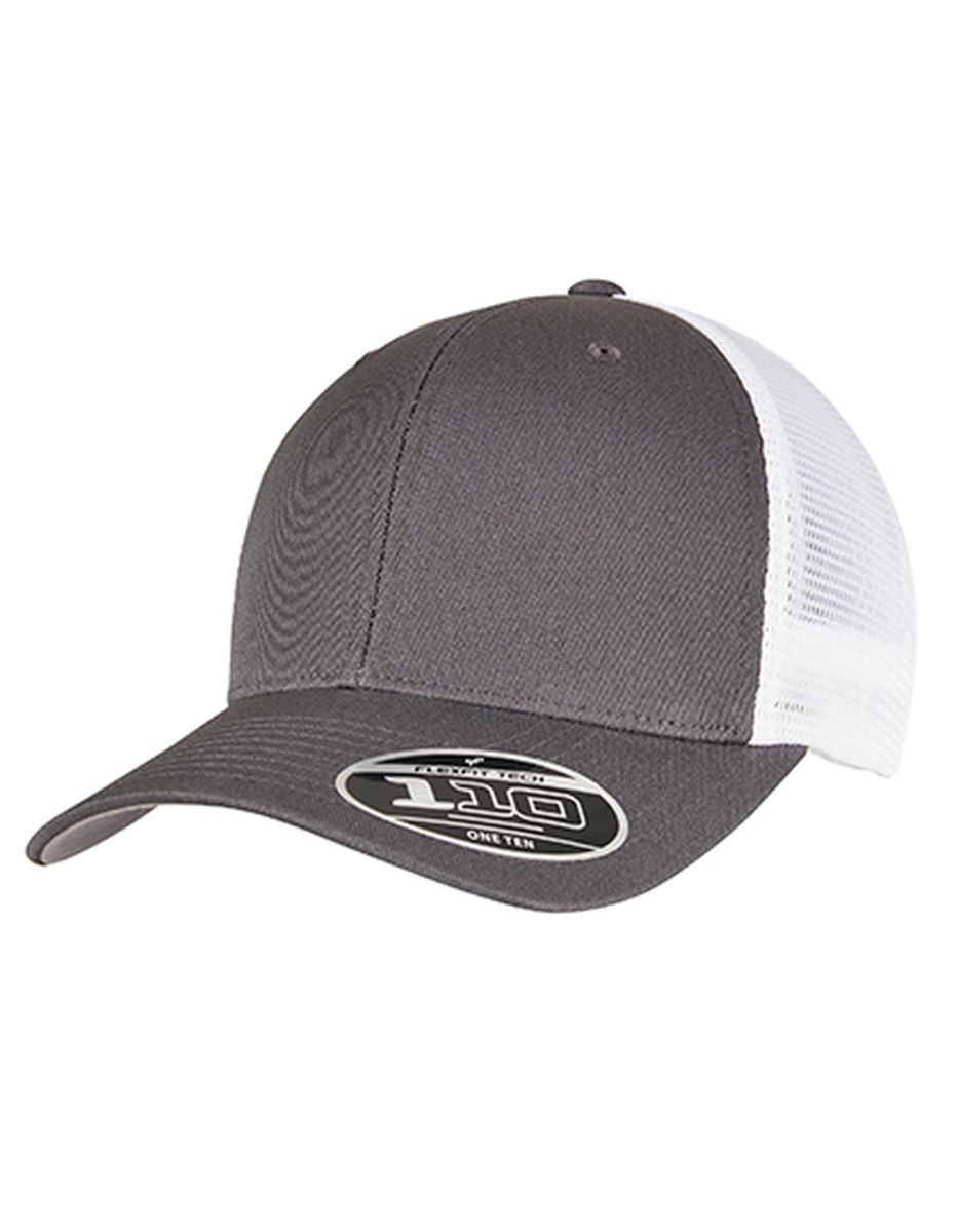 FLEXFIT 110 Mesh 2-Tone Cap in Charcoal, Größe One Size