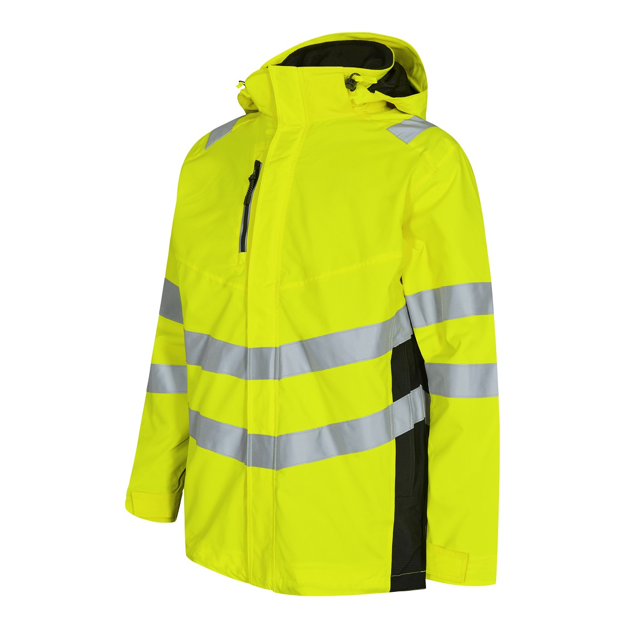 ENGEL Safety Shellparka in Gelb/Schwarz, Größe XS