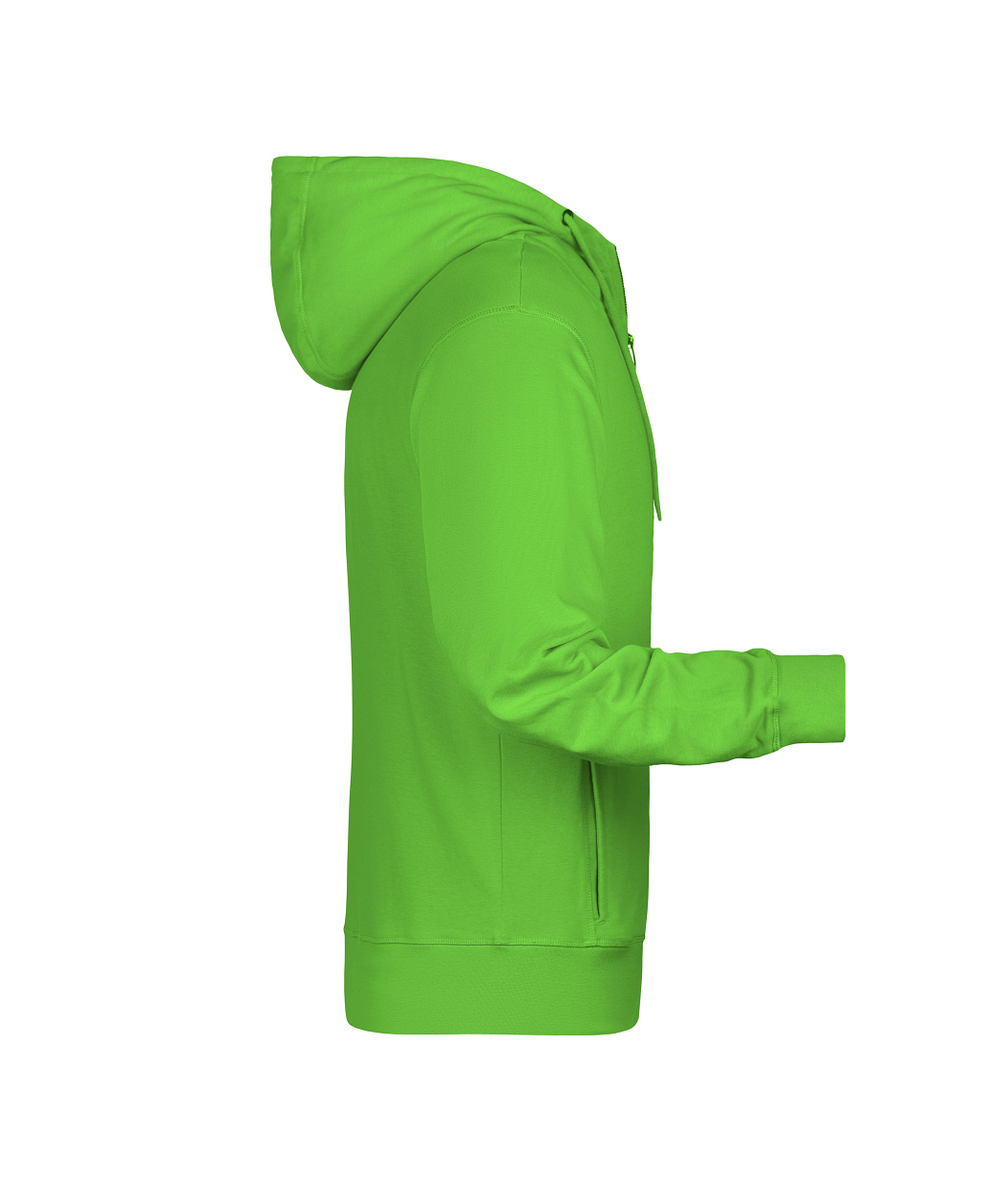 Men's Zip Hoody OCS Blended & RCS "8026" in Lime-Green, Größe 5XL - Daiber