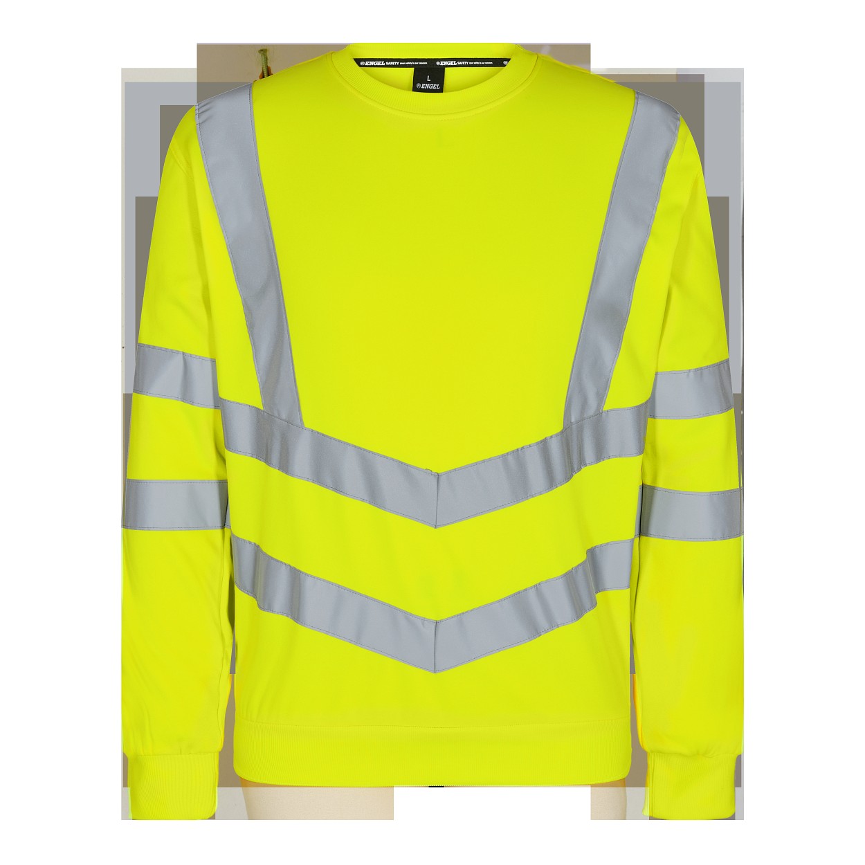 ENGEL Safety Sweatshirt in Gelb, Größe XS
