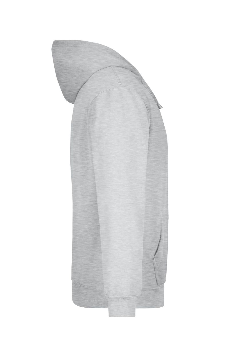 Hooded Sweat "JN047" in Grey-Heather, Größe 3XL - Daiber