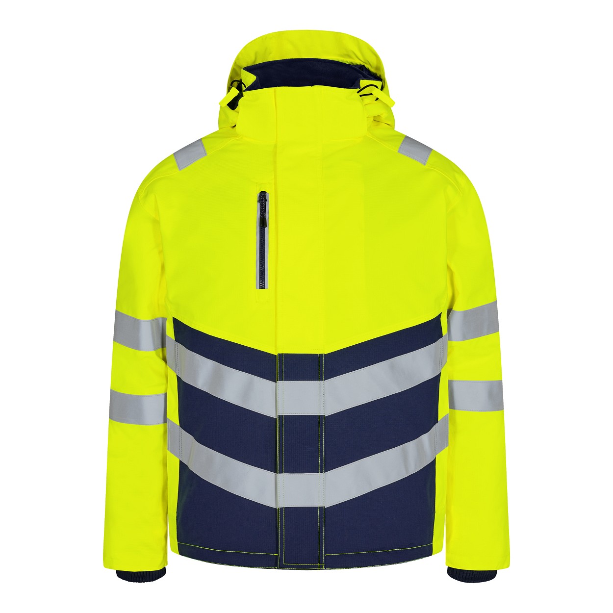 ENGEL Safety Winterjacke in Gelb/Blue Ink, Größe XS