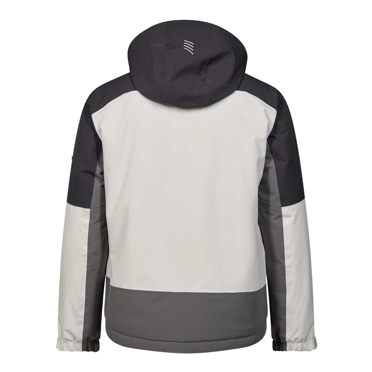 ENGEL Entire Winterjacke in Bone White / Anthracite Grey, Größe 2XL