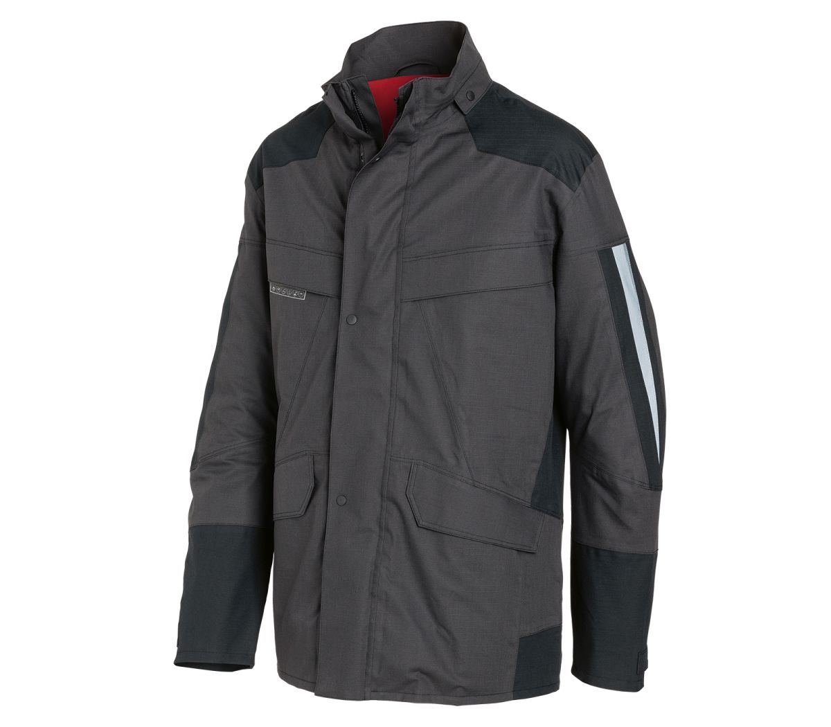KÜBLER PROTECTIQ Wetterjacke ARC1 PSA 3 in Anthrazit / Schwarz, Größe S