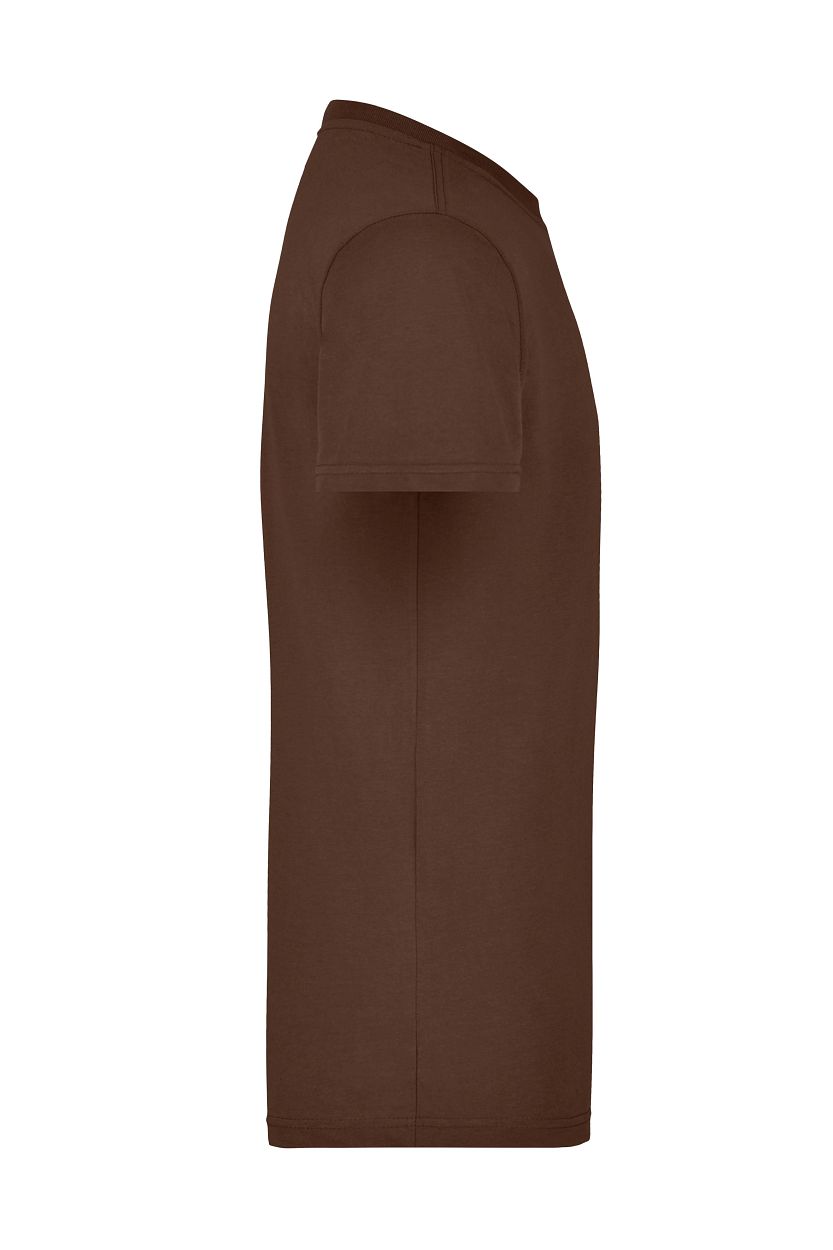 Men's Workwear T-Shirt "JN838" in Brown, Größe 6XL - Daiber