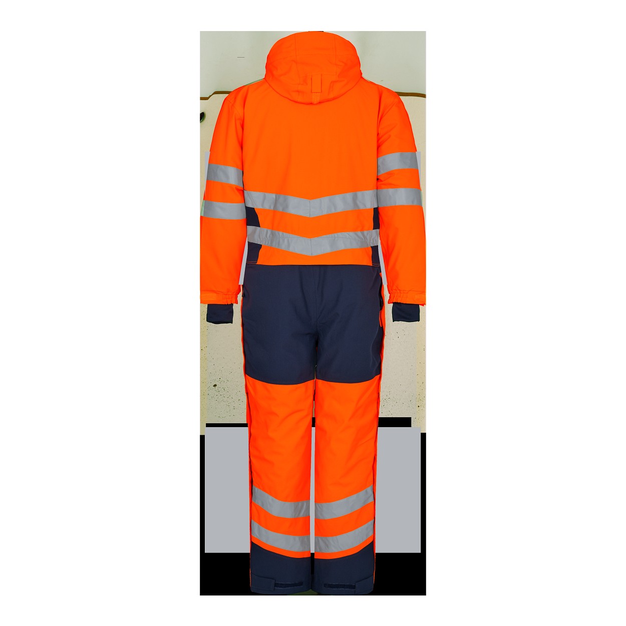 ENGEL Safety Winteroverall in Orange/Blue ink, Größe 2XL
