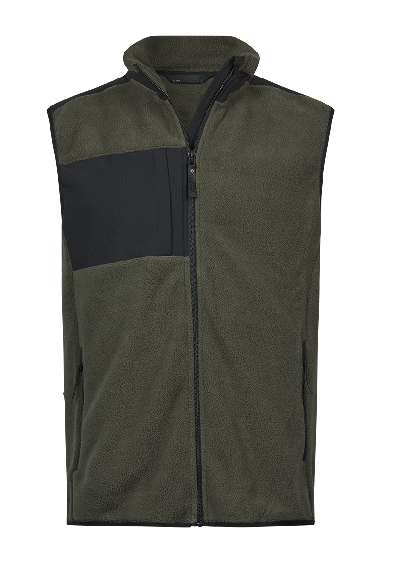 Mountain Fleece Bodywarmer in Deep Green, Größe L von Tee Jays