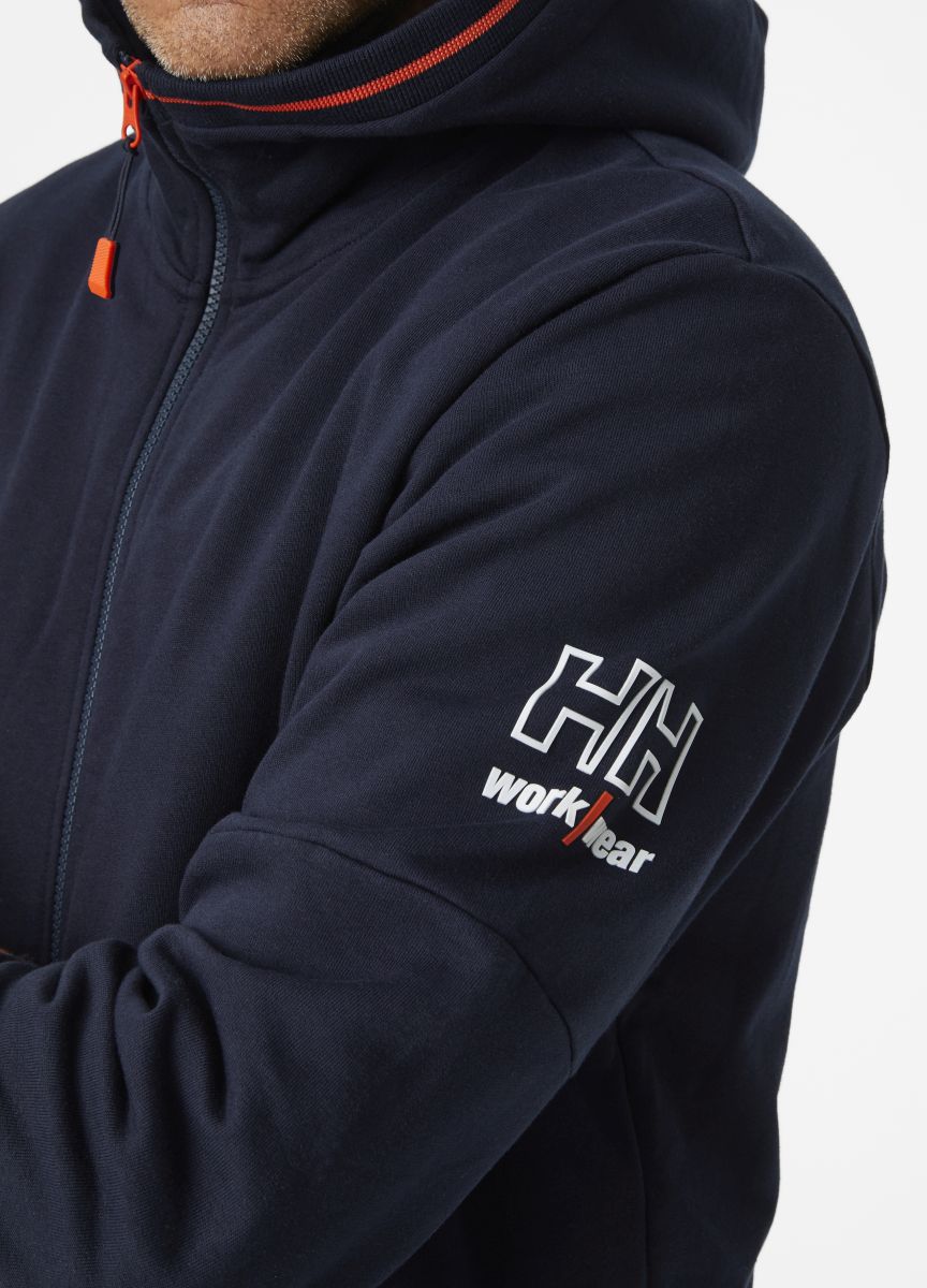 Zip Hoodie Kensington in Navy, Gr. 4XL von Helly Hansen Workwear