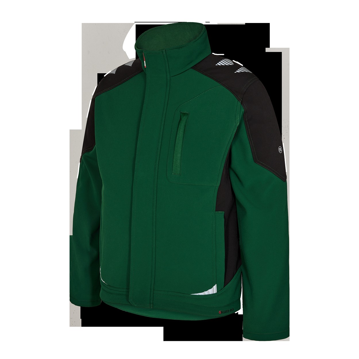 ENGEL Galaxy Softshelljacke in Grün/Schwarz, Größe XS