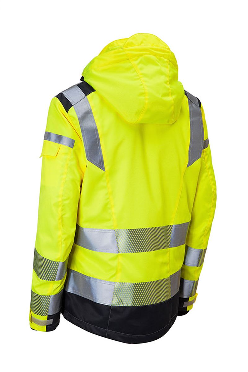 KÜBLER REFLECTIQ Wetterjacke SYMPATEX® PSA 2 KÜBLER REFLECTIQ Wetterjacke SYMPATEX® PSA 2 in Warnrot / Schwarz, Größe 4XL