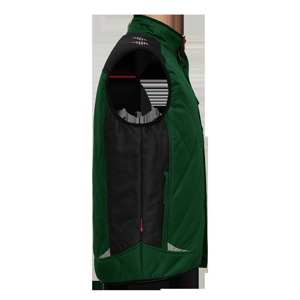 ENGEL Galaxy Stepp-Winterweste in Grün/Schwarz, Größe XS