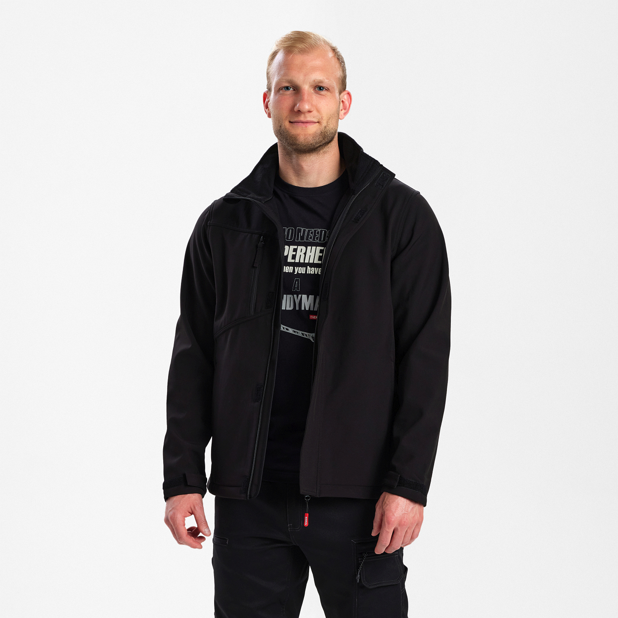 ENGEL Extend Softshelljacke in Schwarz, Größe XS