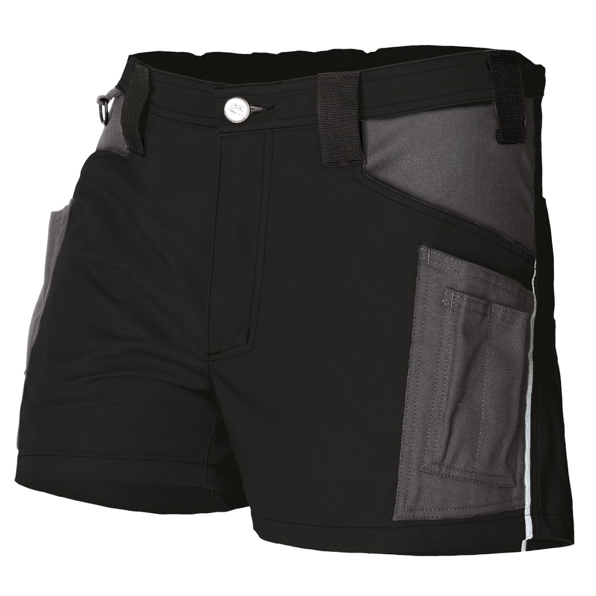 KÜBLER ACTIVIQ Shorts kurz in Schwarz / Anthrazit, Größe 52