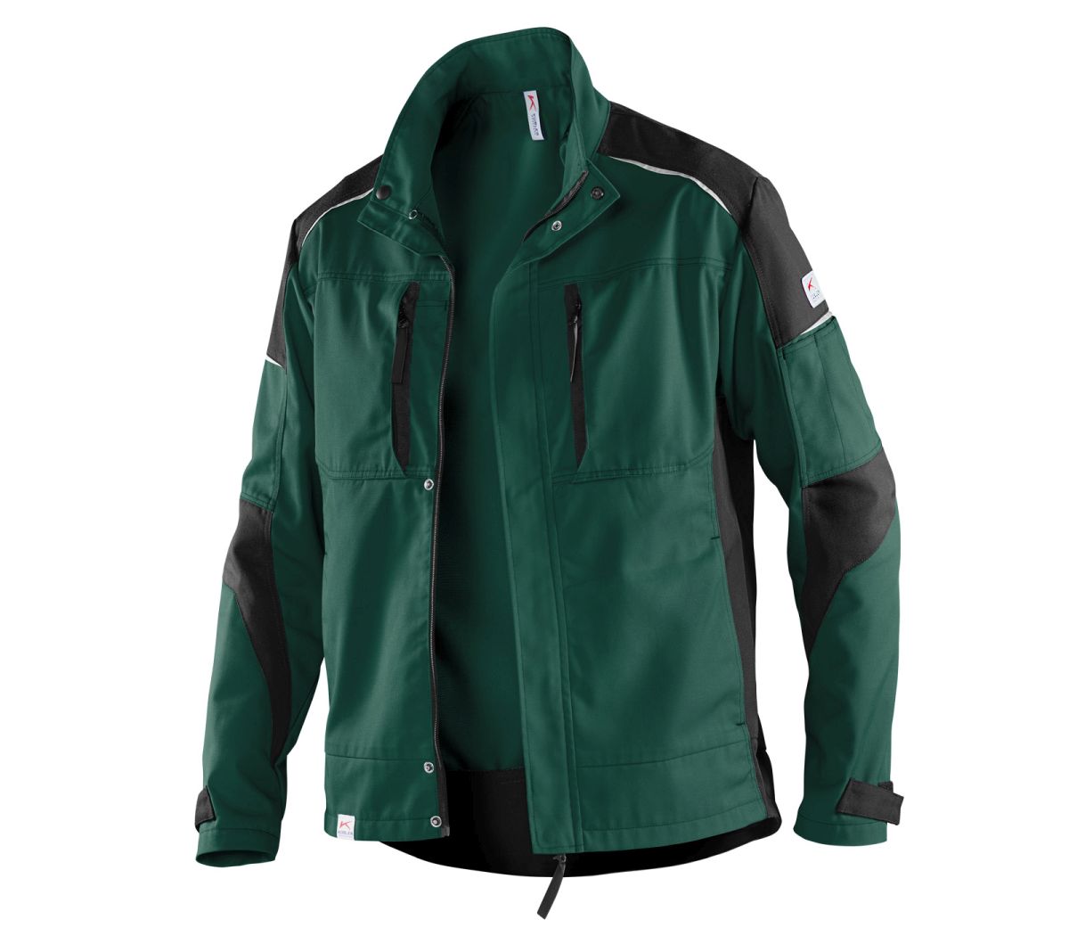 KÜBLER ACTIVIQ Jacke in Moosgrün / Schwarz, Größe 4XL