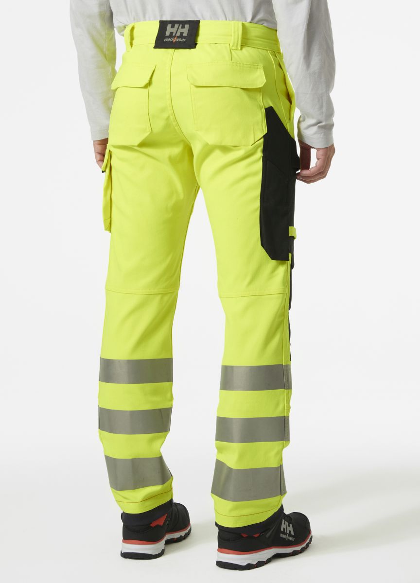Arbeitshose Klasse 2 Fyre in HI VIS Yellow, Gr. 116 von Helly Hansen Workwear