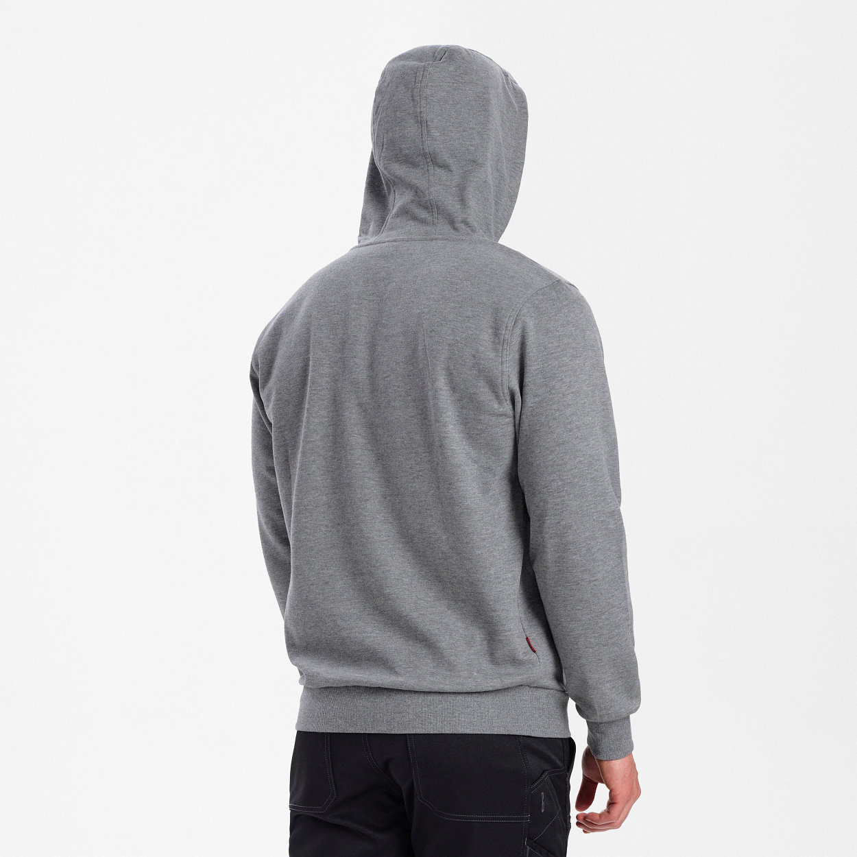 ENGEL Extend Hoodie in Graumeliert, Größe XS