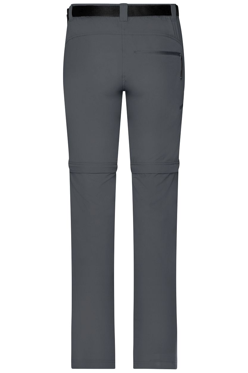 Ladies' Zip-Off Trekking Pants "JN1201" in Carbon, Größe 2XL - Daiber