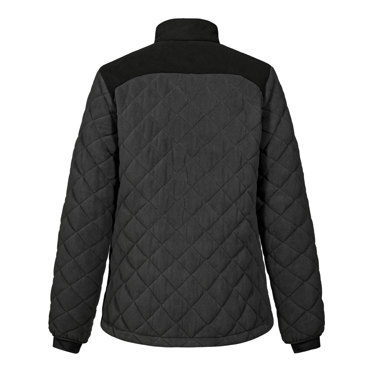 ENGEL Entire Damen Gestepptes-Fleecejacke in Anthrazitgrau/Schwarz, Größe XS