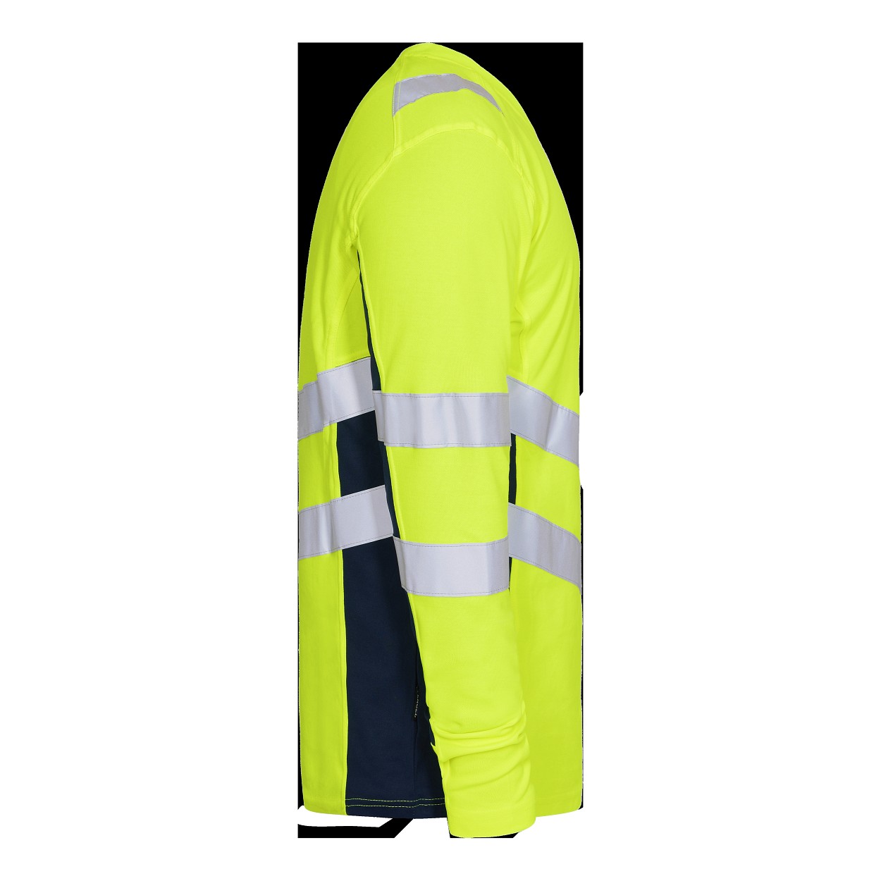 ENGEL Safety Langarm-Shirt in Gelb/Blue Ink, Größe XS