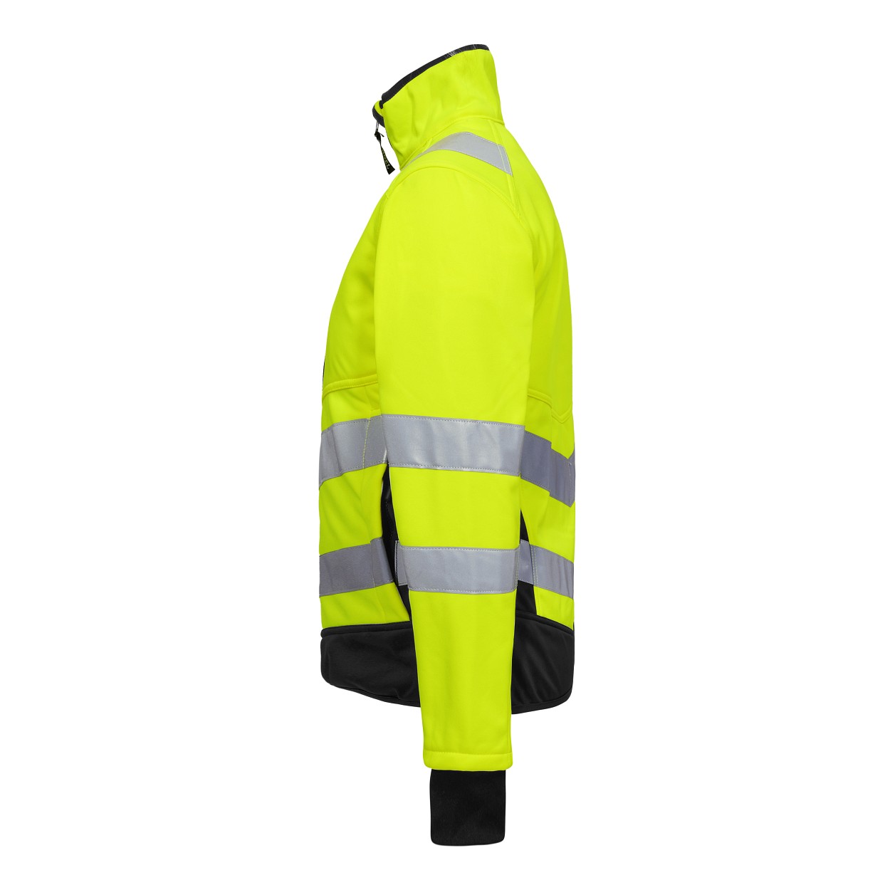 ENGEL Safety Damen Softshelljacke in Gelb/Schwarz, Größe XS