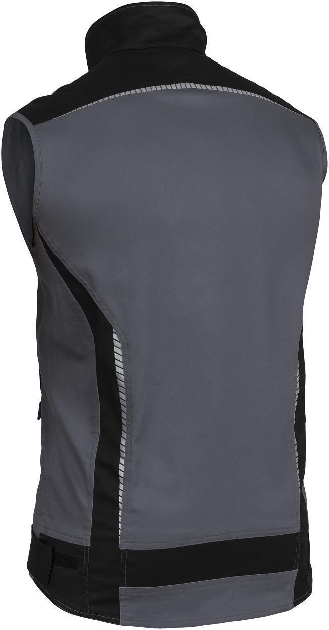 Weste Flex Line Grau/Schwarz FLEXV, Gr. 2XL von Leibwächter