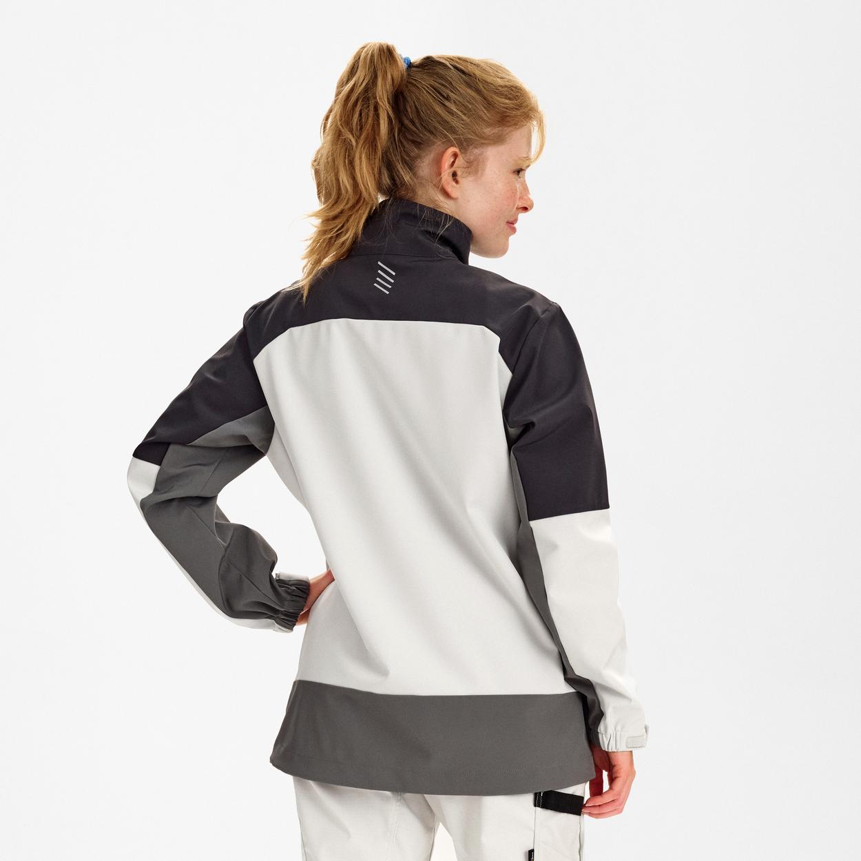 ENGEL Entire Damen Softshelljacke in Bone White / Anthracite Grey, Größe XS