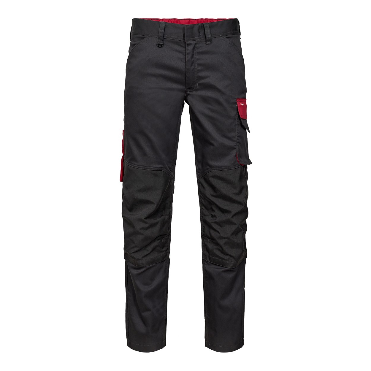 ENGEL Galaxy Arbeitshose mit Stretch in Anthrazit Grau/Tomato Red, Größe 106