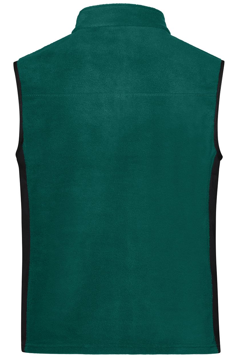 Workwear Fleece Vest - STRONG - "JN856" in Dark-Green/Black, Größe 6XL - Daiber
