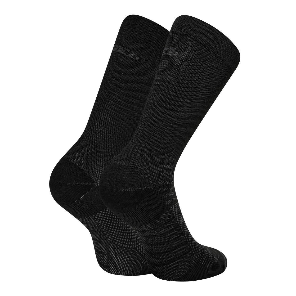 ENGEL Funktionelle 9106-9 Arbeitssocken 2er-Pack in Schwarz/Anthrazit Grau, Größe 47/48