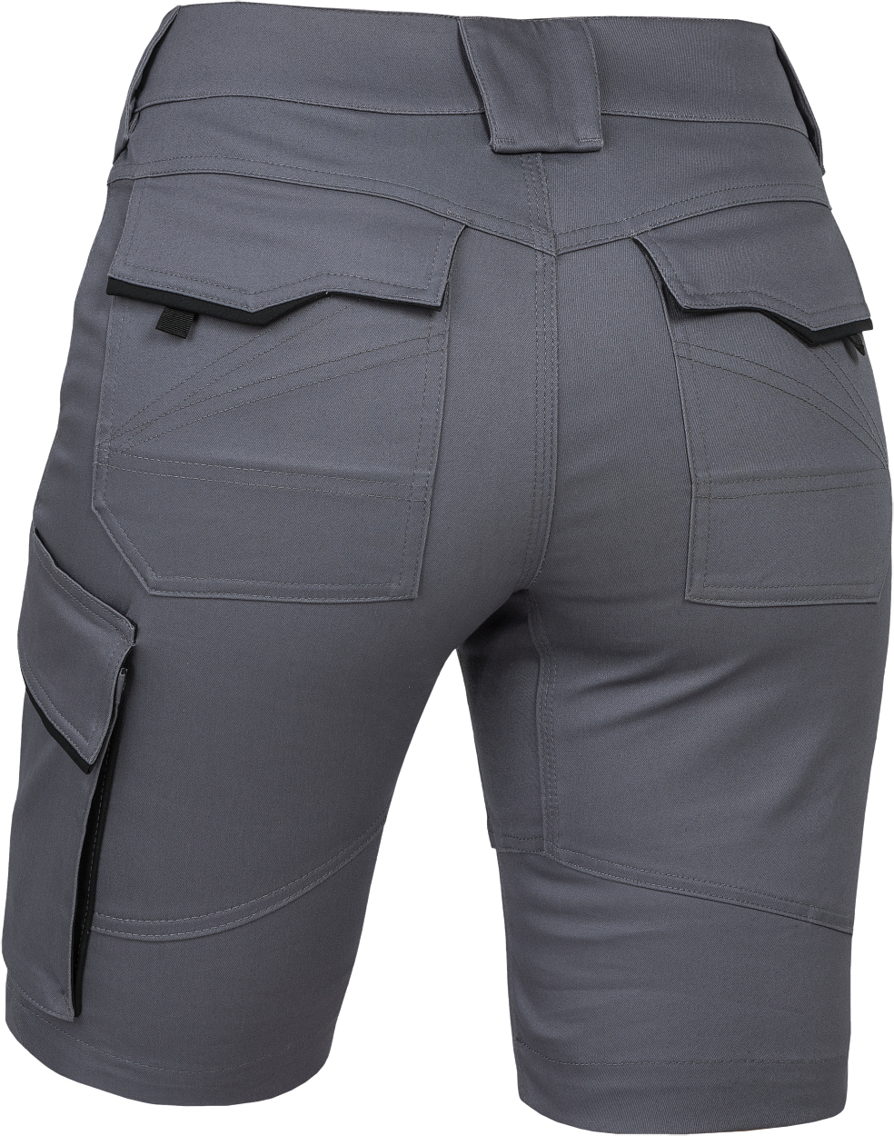 Damen Shorts Flex Line Grau/Schwarz FLXDK, Gr. 52 von Leibwächter