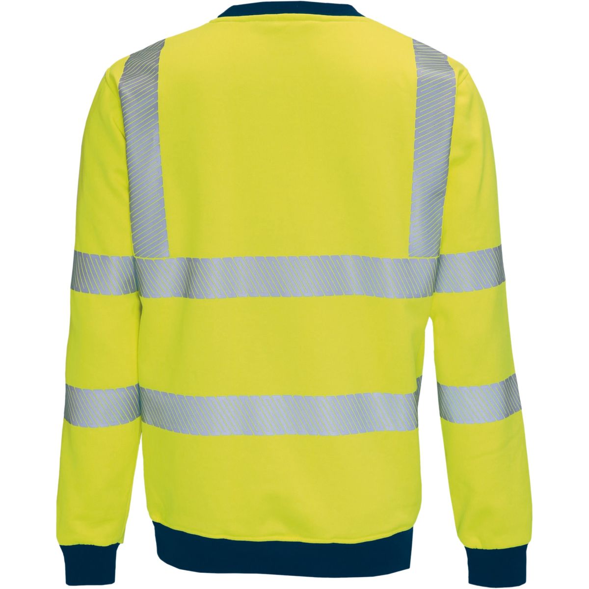 Sweatshirt leuchtgelb-marine von Vizwell