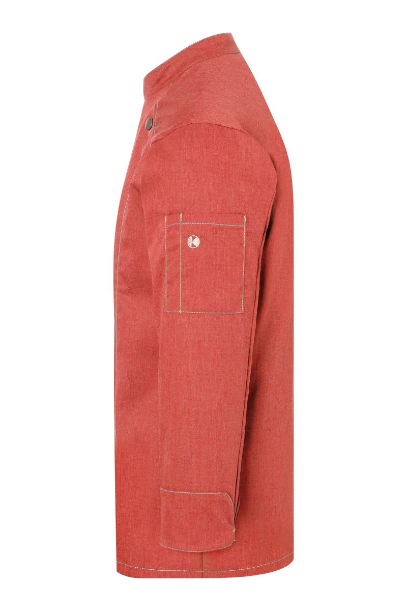 Kochjacke Jeans-Style Größe 74 in Vintage red von Karlowsky
