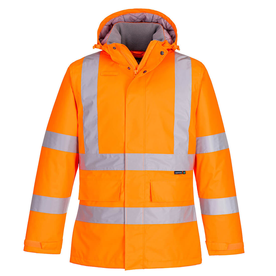 Eco Warnschutz Winterjacke EC60 in Orange, Größe M von Portwest