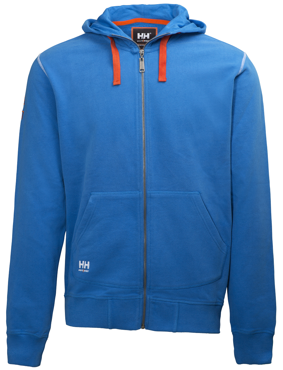 OXFORD Zip Hoodie "79028" in RACER BLUE, Größe 4XL - Helly Hansen Workwear